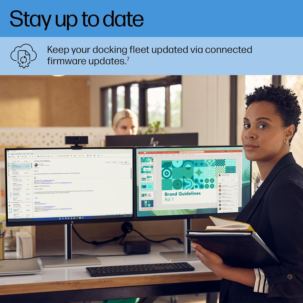 USB-C Dock G5-11-In-1 Adapter for Both USB-C and Thunderbolt-Enabled Laptops, Pcs, & Notebooks - Single Cable for Charging, Networking, or Data Transfers - Great for Secure & Remote Management